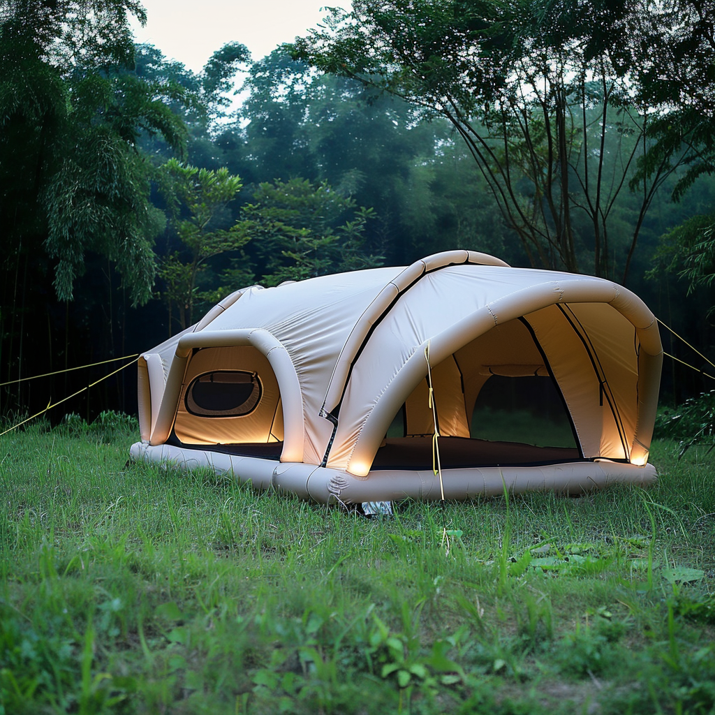 Inflatable polyester cotton hall tent